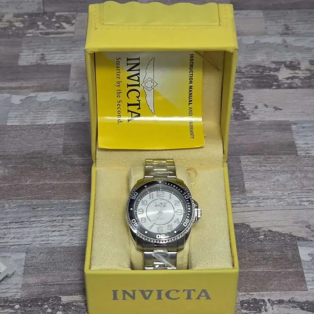 Invicta 16010 Men's S1 Rally Quartz Chrono Stainless Steel Watch Needs Battery